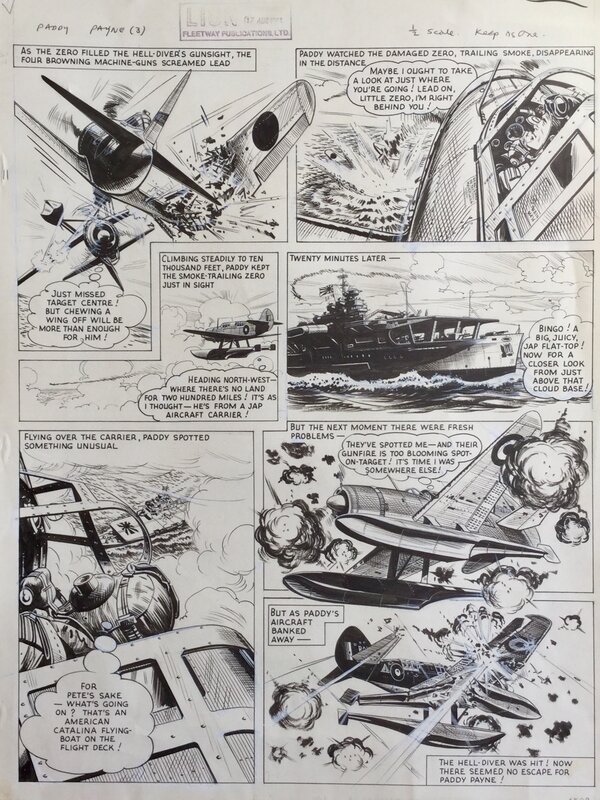 Paddy Payne par Joe Colquhoun - Planche originale