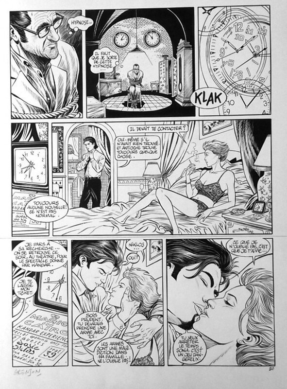 Niklos Koda par Olivier Grenson - Planche originale