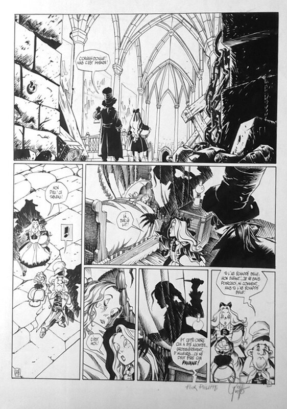 Monsieur Noir par Griffo - Planche originale