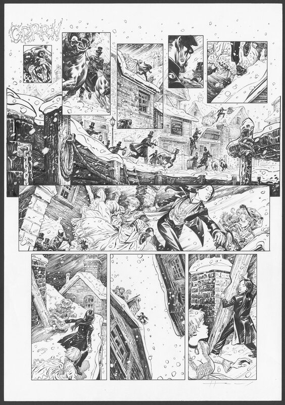 José Homs, Shi #1 - Au commencement était la colère... - Planche originale