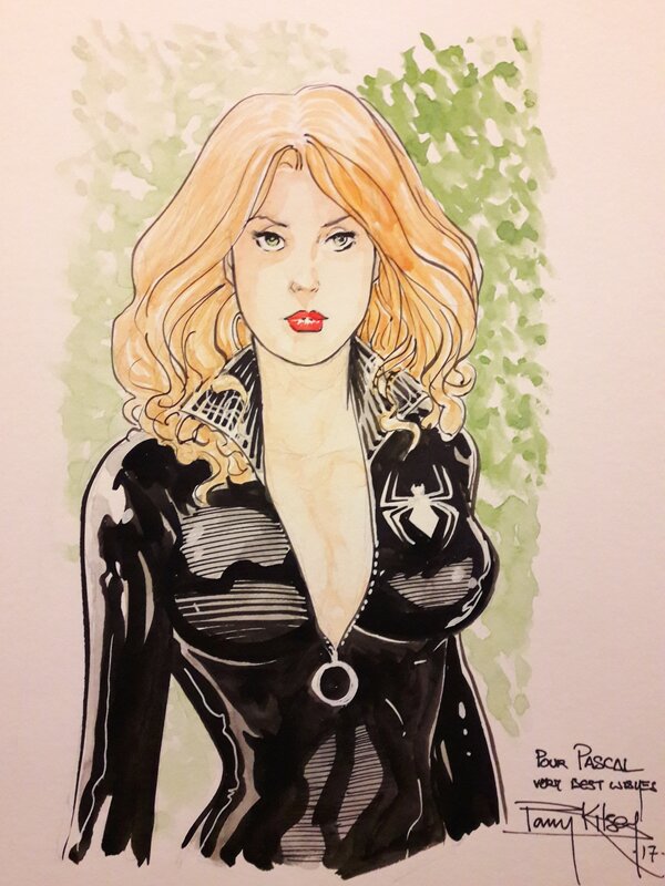 Black Widow by Barry Kitson - Original Illustration