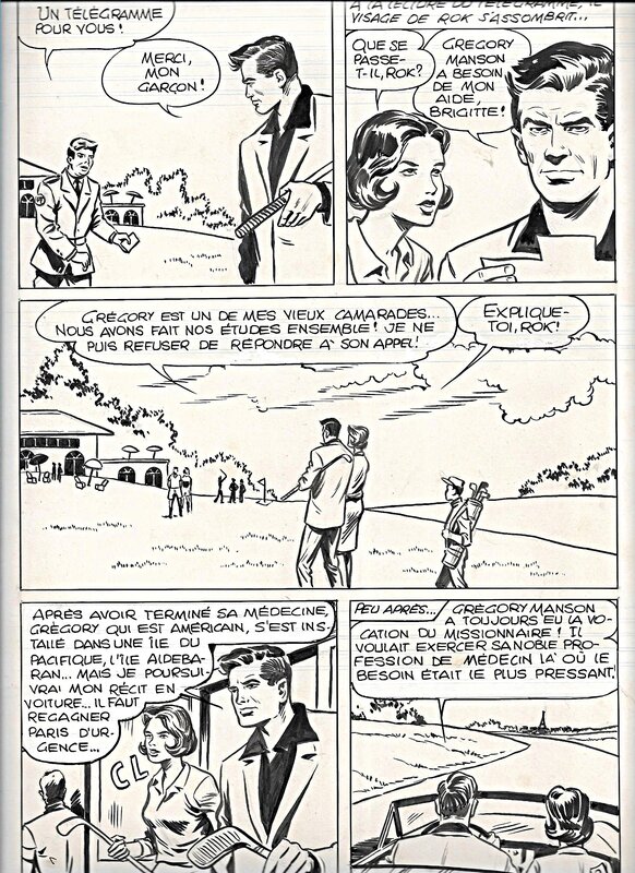 Sandro Angiolini, Rok l'invisible, épisode indéterminé - parution dans Brik n°62 (Mon journal) - Comic Strip