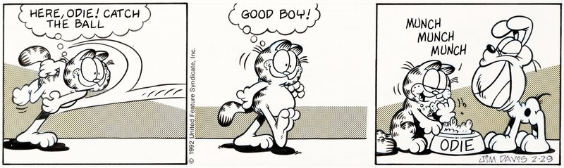 Jim Davis, Strip Garfield 2-29-92 - Comic Strip