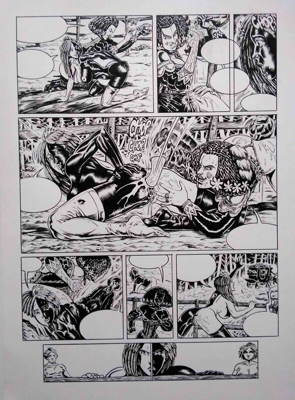 Raúlo Cáceres, Planche originale de Légendes Perverses - Comic Strip