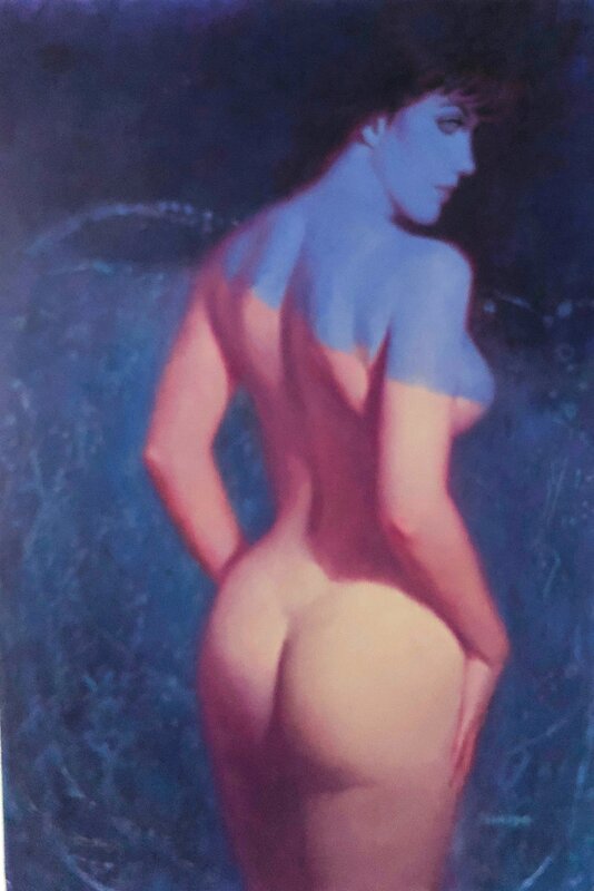 Nude IN COOL SHADOW by Joe Chiodo - Original Illustration