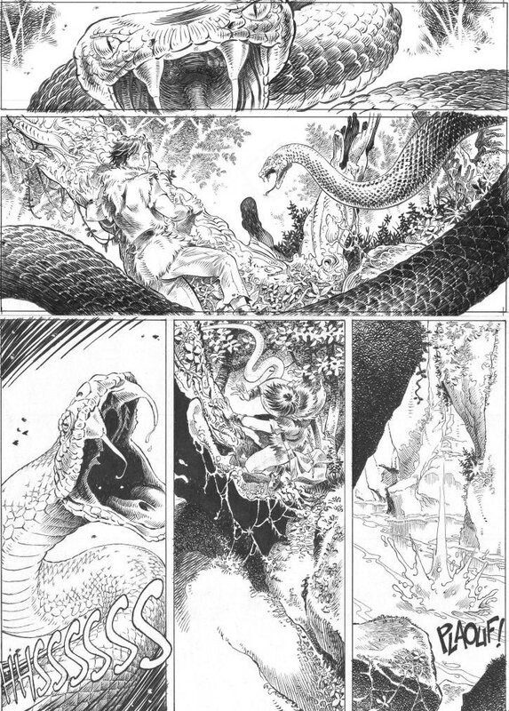 Mika, LAYLA, conte des marais écarlates, planche n°2, 2018 - Planche originale