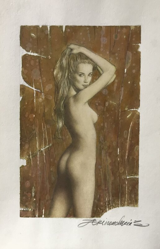 Femme nue par Andréi Arinouchkine - Illustration originale