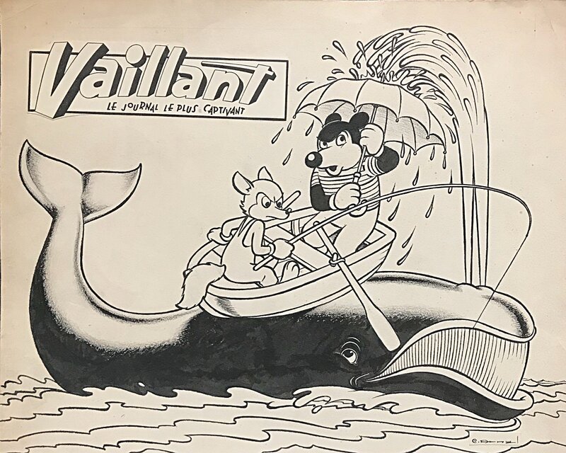 Vaillant 577 by José Cabrero Arnal, Pierre Olivier - Original Cover