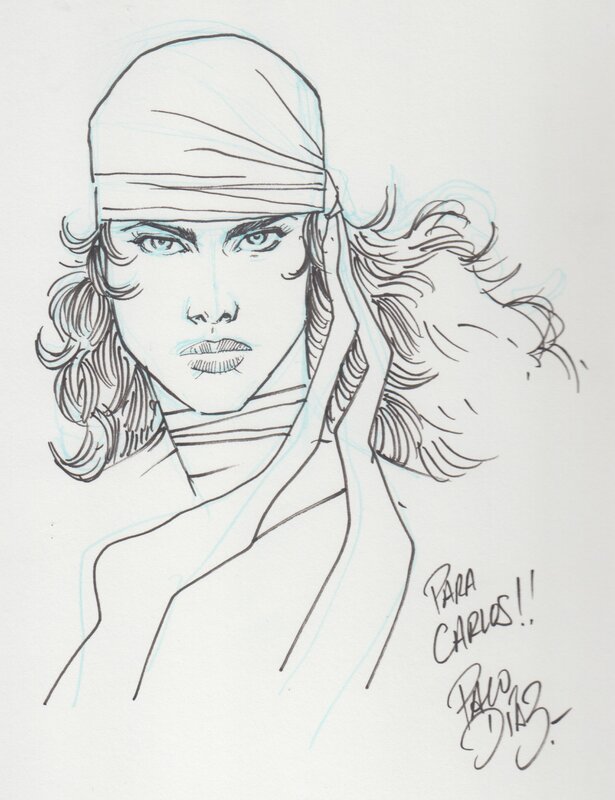 Elektra by Paco Diaz - Sketch