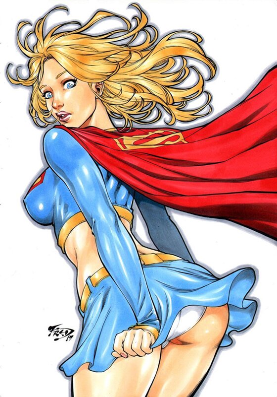 Fred Benes - Supergirl 2017 - Illustration originale