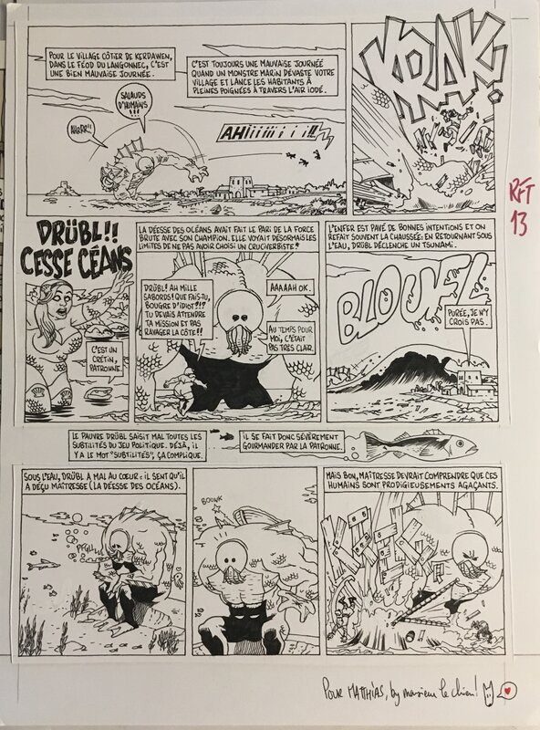Monsieur Le chien, Poussin bleu, page 15 - Comic Strip