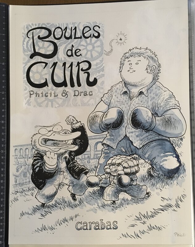For sale - Boules de cuir by Phicil - Original Cover