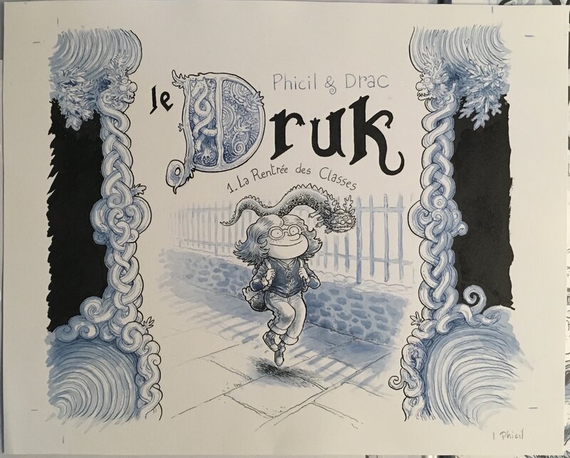 Phicil, Le Druk, la rentrée des classes. - Comic Strip