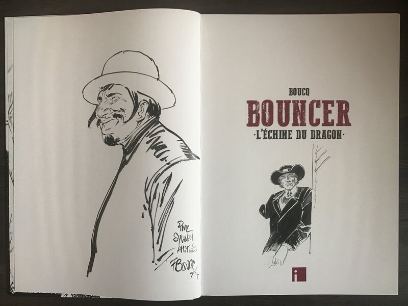 François Boucq, Bouncer - tirage de tete - Sketch