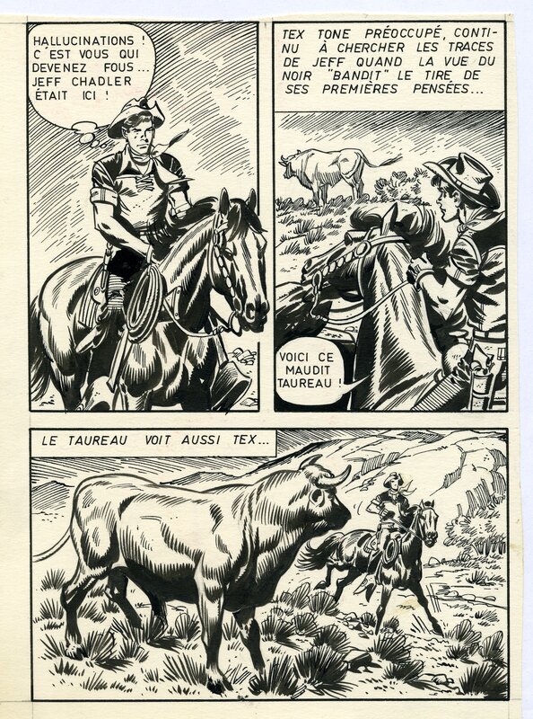 Tex-Tone ! par Manuel Lopez Blanco - Planche originale