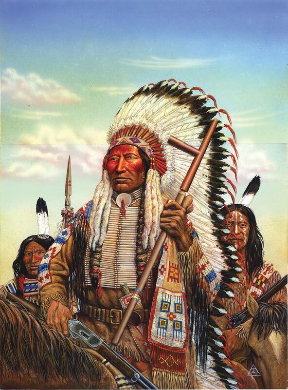 En vente - Lakota  couverture de l'album par Sergio Macedo - Planche originale