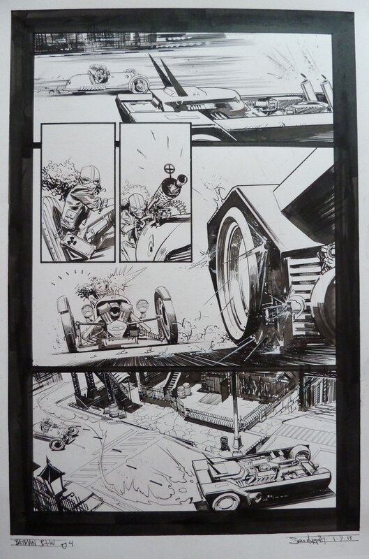 Batman B&W Page 4 by Sean Murphy - Comic Strip