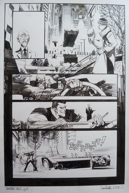Batman B&W Page 5 by Sean Murphy - Comic Strip