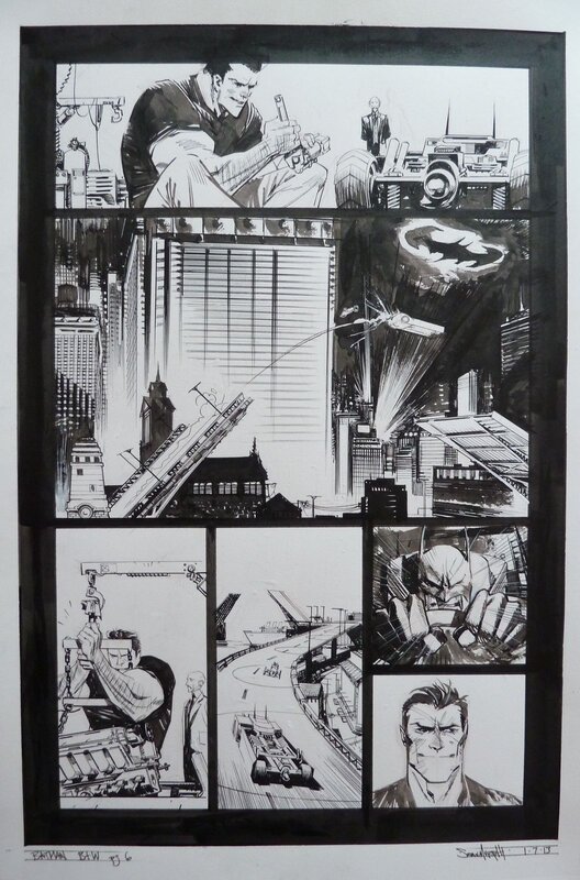 Batman B&W Page 6 by Sean Murphy - Comic Strip