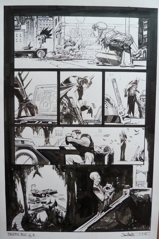 Batman B&W Page 8 by Sean Murphy - Comic Strip