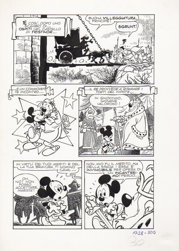 Topolino E La Spada Invincibile by Giorgio Cavazzano - Comic Strip