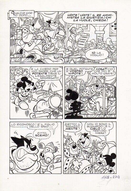 Topolino E La Spada Invincibile by Giorgio Cavazzano - Comic Strip