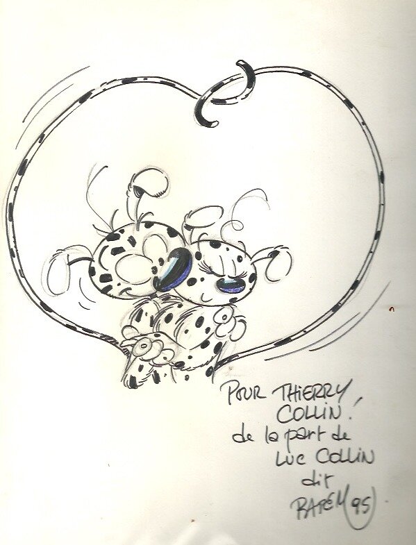 Marsupilami by Batem - Sketch