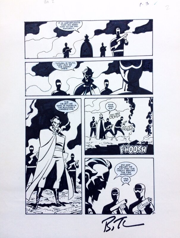 Batman Adventures Annual #2 page 3 by Bruce Timm - Planche originale