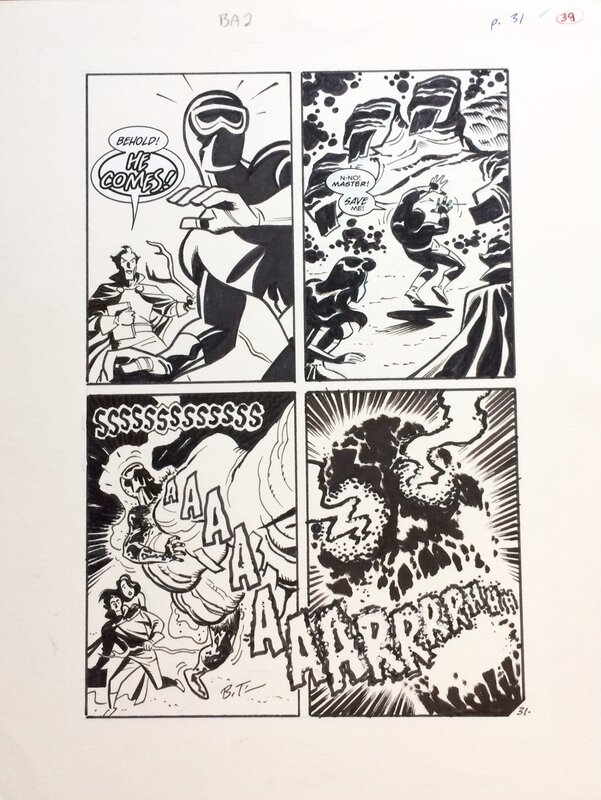 Batman Adventures Annual #2 page 31 by Bruce Timm - Planche originale