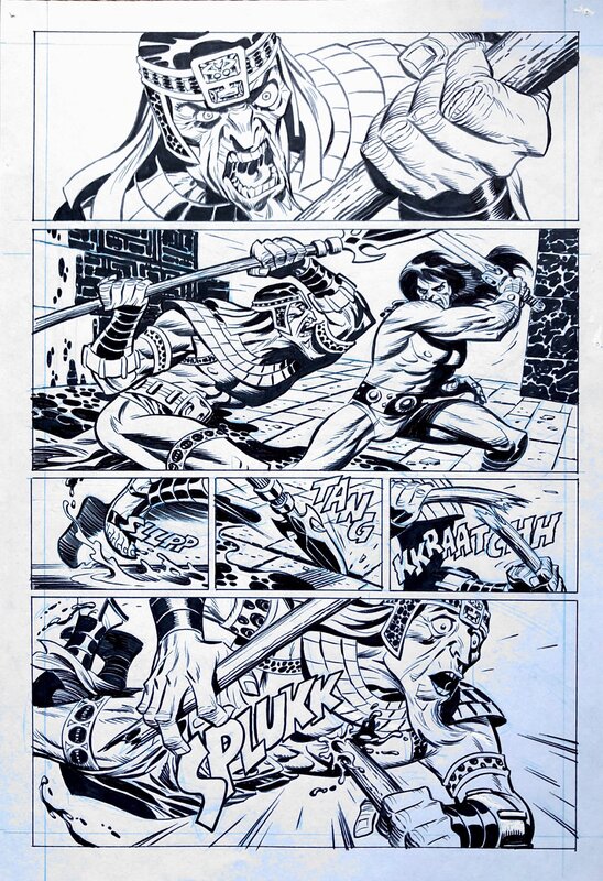 Conan's Favorite Joke page 2 by Bruce Timm - Planche originale