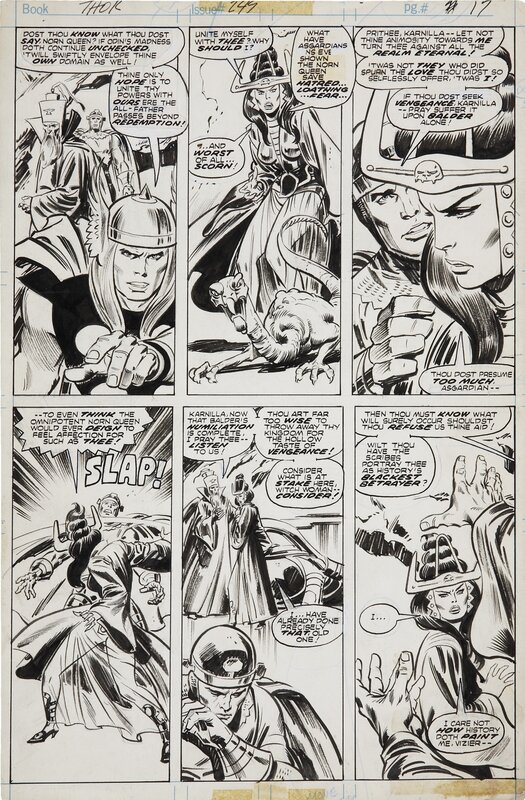Thor 249 PAGE 17 par John Buscema, Tony DeZuniga - Planche originale