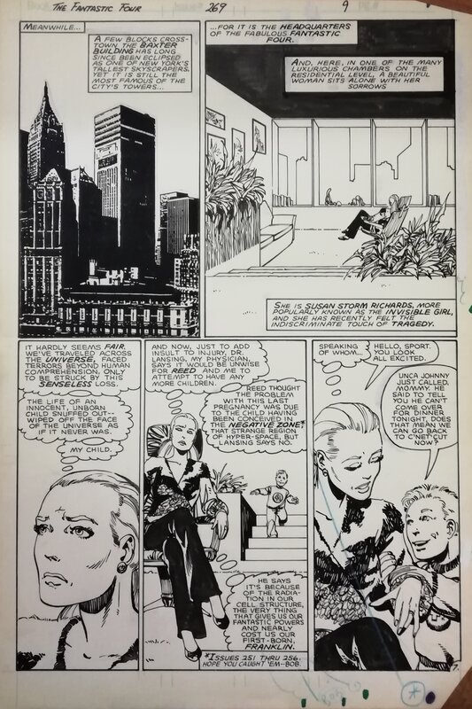 John Byrne, Fantastic FOUR 269 PAGE 7 - Planche originale