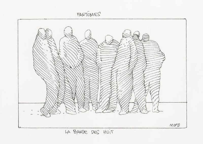 La bande des huit by Moebius - Comic Strip