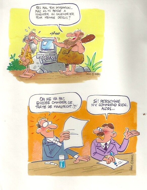 Olivier Saive, Planche pour telélvie - Comic Strip