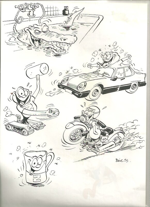 Projet by Olivier Saive - Original art