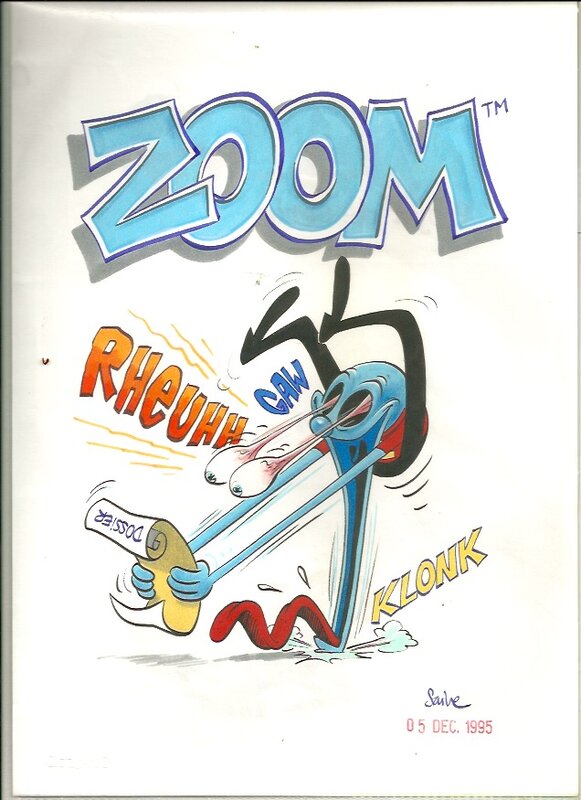 Projet zoom par Olivier Saive - Planche originale