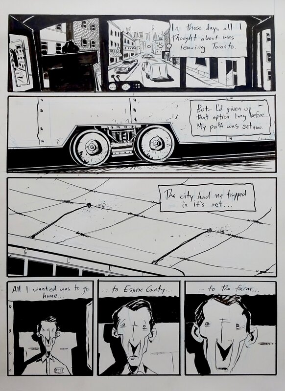 Jeff Lemire, Essex County - Book 2: Ghost Stories - Comic Strip