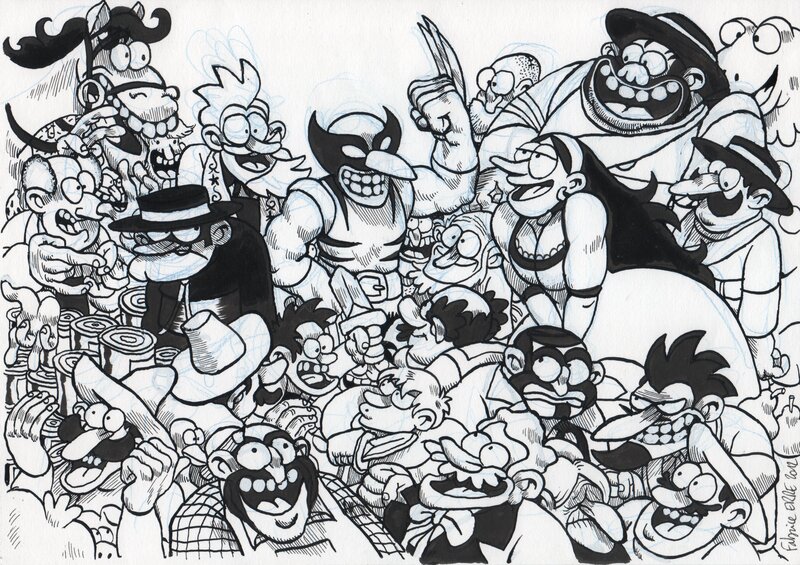 Fabrice Erre - Projet de couverture pour « Z comme Don diego » Tome 2 - Original Cover