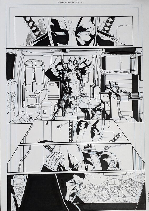 Pere Pérez, Deadpool Vs Punisher - Planche originale