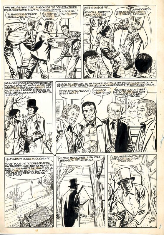 Gérald Forton - Vidocq 1955 (Oncle Paul) - Comic Strip