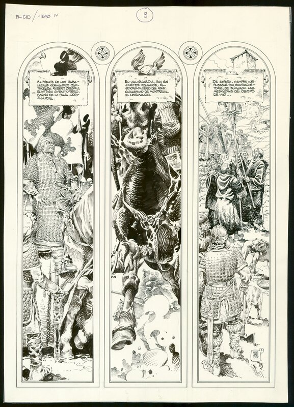 Antonio Hernandez Palacios, El Cid - La Cruzada de Barbastro T4 - Planche originale