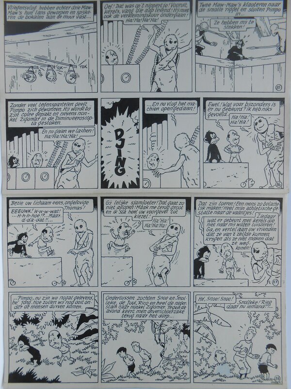 Bob de Moor - Oncle Zigomar - Comic Strip