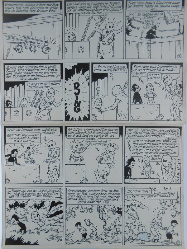 Bob De Moor, Oncle Zigomar - 1953 - Comic Strip