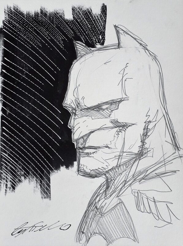Batman by Marco Castiello - Sketch