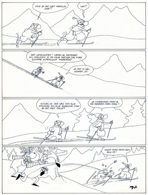 1990? - F.C. Knudde (Page - Dutch KV) by Toon - Comic Strip