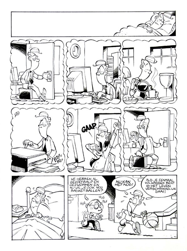 Jan Dirk Barreveld, 1995? - Stef (Page - Dutch KV) - Comic Strip