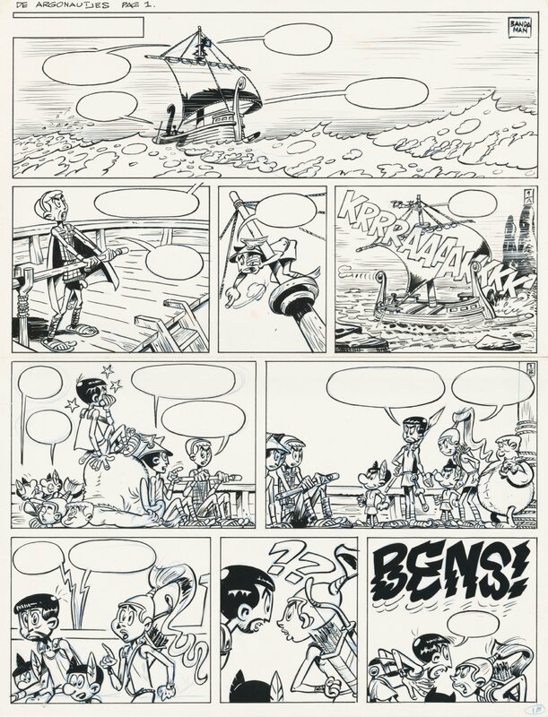 Gideon Brugman, 1974 - De Argonautjes (Page - KV) - Comic Strip