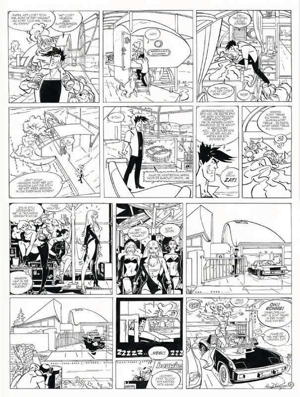 Henk Kuijpers, 2004? - Franka (Page - Dutch KV) - Comic Strip