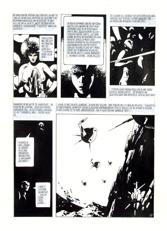 Dick Matena, 1984 - Lazarus Stone (Page - Dutch KV) - Comic Strip