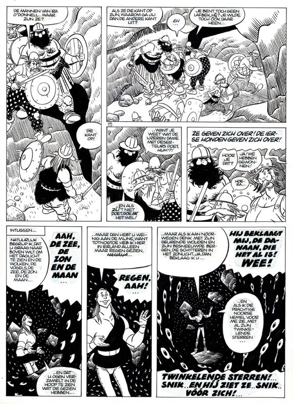 Dick Matena, 1989 - Grote Pyr (Page - Dutch KV) - Planche originale